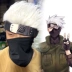 Naruto cosplay mặt nạ băng đô xếp trán bảo vệ ngoại vi Kakashi mặt nạ Naruto kunai shuriken nhóm Akatsuki 