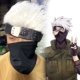 Naruto cosplay mặt nạ băng đô xếp trán bảo vệ ngoại vi Kakashi mặt nạ Naruto kunai shuriken nhóm Akatsuki