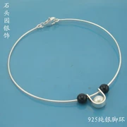 Đêm giao thừa Cai Lin với vòng chân vòng chân ngọc trai nước ngọt mã não 925 sterling bạc đã yêu món quà neo nữ