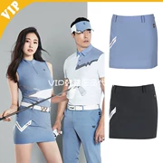 Hàn Quốc mua W.ANGLE 19 quần áo golf nữ mùa hè mặc váy thể thao chống sáng WWM19Q05 - Trang phục thể thao