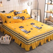Simmons trải giường bed bed bed cover đơn mảnh bảo vệ bụi 1,5 m 1,8m giường nệm chống trượt - Váy Petti
