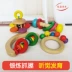 bé trai bé rattle trẻ sơ sinh và trẻ em gái giáo dục đồ chơi mầm non cho trẻ em 0-1 tuổi 0-3-6-12 Yue Đồ chơi bằng gỗ