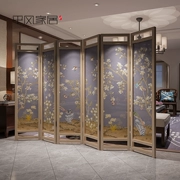vách ngăn phòng khách hiên phòng ngủ nhà hàng nhà hàng khách sạn gấp hoa và chim