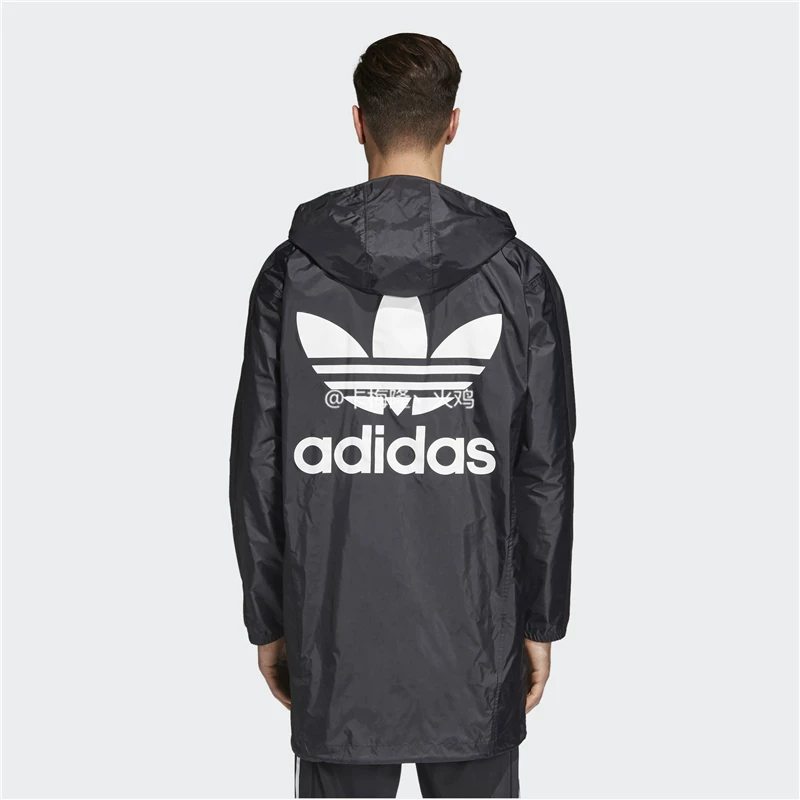Спортивный длинный худи adidas для отдыха, тренчкелль, куртка, средней длины