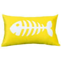 R-Yellow Fish Bone Head и подушка талии