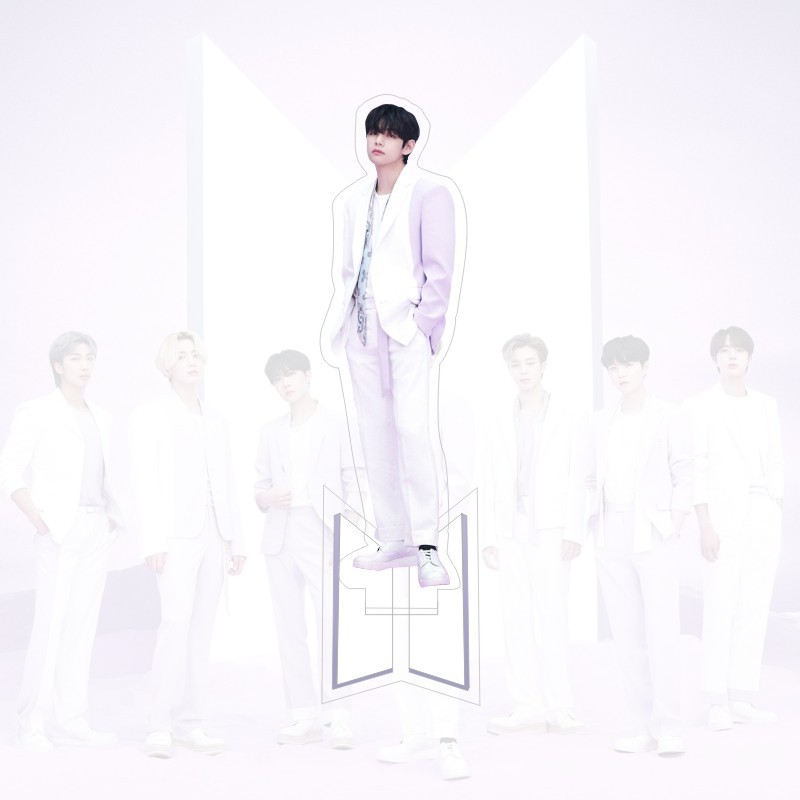 Bulletproof Out / VBulletproof Youth League BTS Seoul site Set up a brand desktop bus stop plate Jin Taiheng Tian Minguo character periphery Same gift