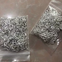 Большой, серебряный, 10mm