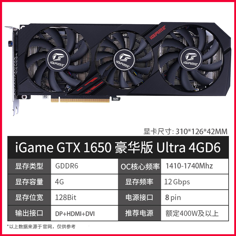 Igame & Gtx1650 Luxury Ultra & 4Gd6Seven rainbow GTX16504G / 1660SSUPER6G OMAHAWK / Ultra1660ti Graphics card
