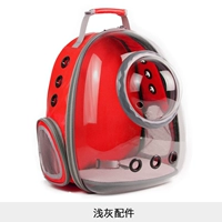 Китайский красный прозрачный рюкзак ---- светло-серый аксессуары