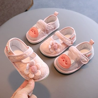 Детская дышащая нескользящая обувь для раннего возраста в помещении для принцессы, 1-3 лет, мягкая подошва