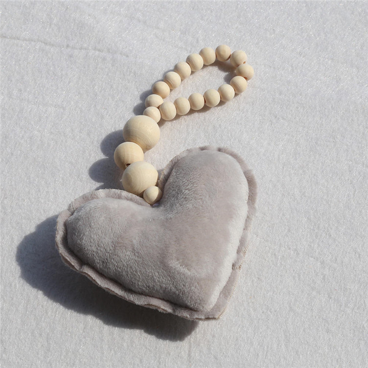 New Wooden Pentagon Heart Beautiful Moon Tent Wall Decoration Photography Prop_voghion.com