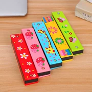 9,9 包邮 Harmonica trẻ em nhạc cụ đồ chơi 16 lỗ phim hoạt hình trẻ em Liuyi quà tặng Giáng sinh