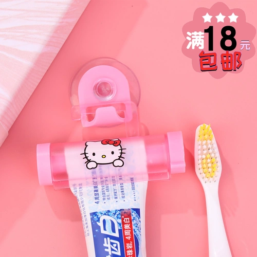 Hello Kitty, зубная паста, мультяшное очищающее молочко