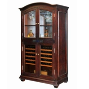 Eremite ẩn dật danh tiếng EWE800 Châu Âu tùy chỉnh gỗ nghệ thuật rượu làm mát nhiệt tủ rượu vang tủ rượu