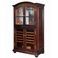 Eremite ẩn dật danh tiếng EWE800 Châu Âu tùy chỉnh gỗ nghệ thuật rượu làm mát nhiệt tủ rượu vang tủ rượu giá để rượu độc đáo