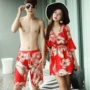 Jingel 2017 cặp đôi mới bơi nước hoa nhỏ retro bên bờ biển khu nghỉ mát mùa xuân trăng mật bikini - Vài đồ bơi 	đồ đi biển cho cặp đôi