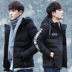 Của nam giới áo khoác mùa đông 2017 mới của Hàn Quốc phiên bản đẹp trai bông nam cotton áo khoác mùa đông quần áo áo khoác xuống áo khoác Bông