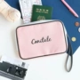 Hàn Quốc CONITALE Túi xách du lịch Tài liệu Ví điện thoại Case Case Dây đeo tay nữ túi đựng giấy tờ xe