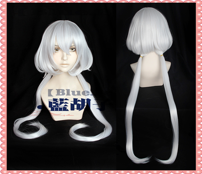 taobao agent [Blue Beard] COS wigs of Saga Ido is a legendary Sakya 1 -meter silver gray wig