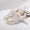 Giày trắng nhỏ nữ 2019 mùa hè học sinh phiên bản Hàn Quốc của giày vải retro hoang dã mang hương vị Hồng Kông giày vải thoáng khí mùa hè - Plimsolls