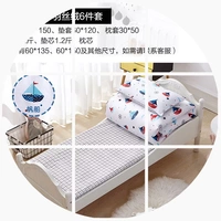 bộ đồ giường nhập học mẫu giáo chăn bông chăn trẻ em ba mảnh bé chăn ngủ bức tranh là Liu Jiantao - Bộ đồ giường trẻ em 	chăn ga gối cho em bé
