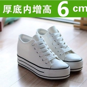 Mùa hè cổ điển thấp để giúp nền tảng giày vải nền tảng của phụ nữ sinh viên Hàn Quốc tăng giày giản dị giày hoang dã giày giày