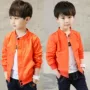 Quần áo trẻ em nam mùa thu 2019 áo khoác mới mùa xuân và mùa thu mỏng ở trẻ lớn Áo khoác ngụy trang Hàn Quốc - Áo khoác áo măng tô ngắn trẻ em