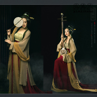 photo studio photography female costume theme tang