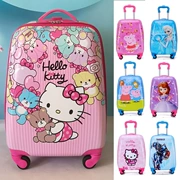 Phim hoạt hình trẻ em dễ thương phổ quát xe đẩy trường hợp nam vali túi sinh viên nhỏ hộp vali cô gái 18 inch