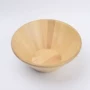 Bát gỗ lớn Nhật Bản tròn bằng gỗ bát tròn bát súp bát trái cây bát gỗ rắn bát salad sáng tạo - Tấm dụng cụ nhà bếp bằng gỗ