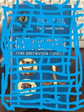 картон 原装美国虎蛇龟胶囊包装盒 2020年升级包装盒版 买5送1包邮