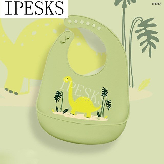 DinosaurSiliconebibsBabyNewbornBoybibGirlSalivaTowelInfant