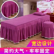 Beauty bed cover bốn mảnh Massage đơn giản Cơ thể châu Âu Thẩm mỹ viện trải giường vật lý trị liệu cao cấp spa một mảnh