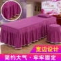 Beauty bed cover bốn mảnh Massage đơn giản Cơ thể châu Âu Thẩm mỹ viện trải giường vật lý trị liệu cao cấp spa một mảnh ga trai giuong cho spa