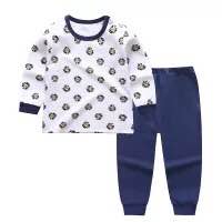 White6 Months 7 Baby girl One baby Autumn trousers Autumn clothes suit 0 One 1-2-3 year winter Korean version tide pure cotton clothes virgin boy