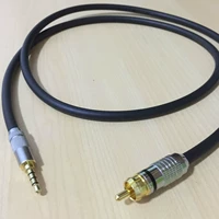 Высокопроизводительная истинная лихорадка для одиночного лотоса до 3,5 Трехмерного звукового звукового кабеля RCA на аудиоуль