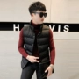 2017 mùa đông Hàn Quốc phiên bản của tự trồng cổ áo nam cotton vest nam ngắn cotton vest nam áo khoác thanh niên vest vai vest áo ba lỗ cotton nam