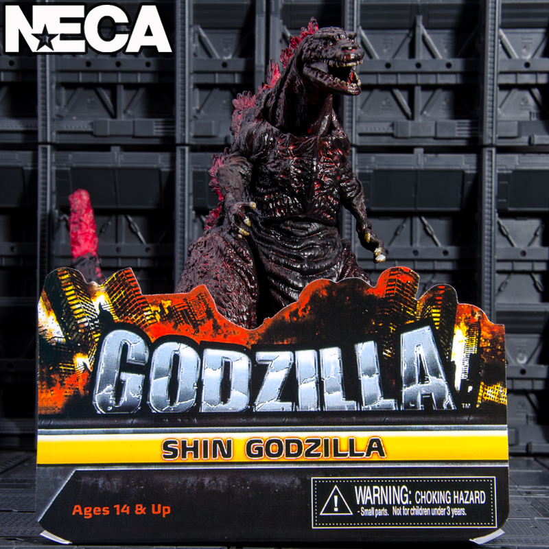 2016 & Edition & GodzillaNECA Godzilla 2019 film godzilla  burning red lotus Movable Garage Kit 7 inch Model Godzilla Monster
