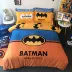 Batman mẫu bông bốn mảnh Người dơi Marvel siêu anh hùng Bộ đồ giường cotton ba mảnh - Bộ đồ giường bốn mảnh chăn ga tencel Bộ đồ giường bốn mảnh