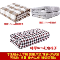 Mùa đông gấp giường pad dày tatami ký túc xá sinh viên giường tầng đơn đôi mềm nệm mỏng nệm trẻ - Nệm nệm ngủ