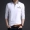 Qiuyi nam cộng với nhung ấm trung niên cha mùa thu áo thun cotton dài tay với ve áo cỡ lớn áo polo active shirt
