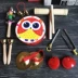 Orff bộ gõ trẻ mẫu giáo và các lớp quần áo đồng âm nhạc mầm non đồ dùng dạy học trống nhỏ nhạc cụ Đồ chơi bằng gỗ