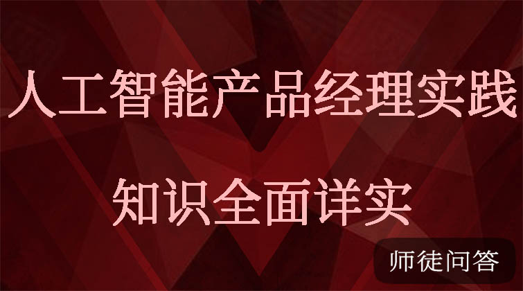人工智能产品经理实践  (师徒问答)