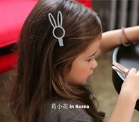 Mũ trùm đầu trẻ em Hàn Quốc nhỏ net đỏ bé dễ thương kẹp tóc cô gái thỏ clip cô gái bên clip phụ kiện tóc băng đô rửa mặt