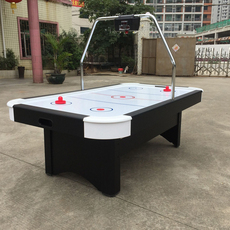 Настольный хоккей 厂家直销高档桌上冰球曲棍球空气悬球桌hockeytable自动语音计分