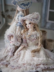 Одежда для кукол BJD bjd娃衣3分13sd/sdgr熊妹蕾丝洋装【鸢尾花园】尾款（勿乱拍）