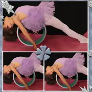 Trẻ em cúi người chỉnh lại con lăn nhảy múa vòng eo thực hành vòng eo trở lại cầu dưới lưng thiết bị phụ trợ - Yoga