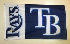 Товары с бейсбольной атрибутикой 外贸棒球坦帕湾光芒队旗帜mlb tampa