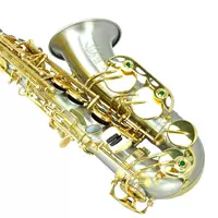 MTS-1000DK Nhạc cụ Medtronic thả b tenor saxophone tenor đồng trắng saxophone ống - Nhạc cụ phương Tây kèn saxophone