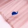 Nhật Bản dễ thương cá voi nhỏ thêu trâm huy hiệu vải vá miếng dán chống ánh sáng cá heo - Trâm cài phụ kiện cài áo vest nữ